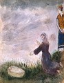 Moïse est sauvé de l’eau par la fille de Pharaon contemporain Marc Chagall